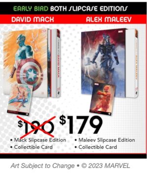 David Mack Instagram - This is LIVE NOW!  LINK in my BIO!

THE MARVEL ART OF DAVID MACK prestige coffee table book featuring 3 decades of my work at Marvel, including my covers, interior art, work on TV & film like The Winter Soldier Film & Jessica Jones main titles, my creation of the character ECHO, writing & art on Daredevil & more! Introduction by @vincentdonofrio , afterword by  @brianmbendis .

Offers Limited Edition PRINTS, Portfolio, & ORIGINAL ART!

The MARVEL ART of DAVID MACK
&
The MARVEL ART of ALEX MALEEV

Please support our books here.
@clover_press