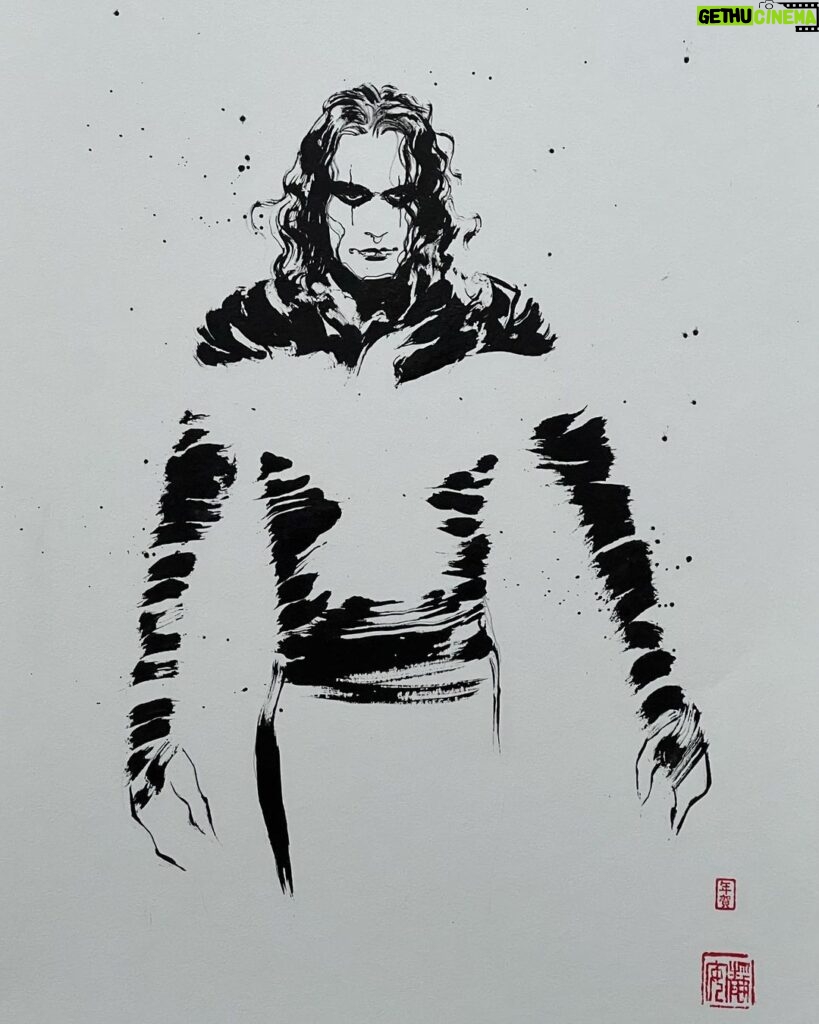 David Mack Instagram - It is #BrandonLee's #Birthday today, In honor, I made 5 #Brush & #Ink drawings of him as The #CROW. here: https://kirbyscomicartshop.com/collections/david-mack They are available today. At @KirbysComicArt Link in my BIO My new art book: THE MARVEL ART OF DAVID MACK out soon from @CLoverpress I'm signing at @emeraldcitycon #Seattle. DC for @AwesomeCon, & @WonderCon in March. With ORIGINAL ART My creation of ECHO is #1 on Disney+ & Hulu MARVEL Assembled: The Making of ECHO on Disney+ now. I was interviewed with @VincentDOnofrio about #ECHO & #Daredevil. Interview out now. In my story I shared the interview of @AlaquaCox on the Tonight show! I taught at the School for the Deaf in Africa, Asia, & Europe, in my work for the US State Dept, and the students love Echo all around the world. And now to see Echo embraced so personally here & on mainstream TV is moving. A heartfelt thank you to the cast & creators of the ECHO @Disney+ series, @AlaquaCox @sydneyfreeland @mariondayre @zahnmcclarnon @shoshannah7 #DarnellBesaw & all that I met & have yet to meet, for putting such heartfelt effort & thoughtfulness into this story & character & world. Sharing my watercolor art in honor of ECHO, including young Maya played by Darnell Besaw, Video at the ECHO premiere with the cast & creators. Legendary @VincentDOnofrio graciously telling the press that I created Echo & helped with his Kingpin performance on #Daredevil. Wonderful to view the Echo series with my co-creator & collaborators on that first story, @JoeQuesada, & @JimmyPalmiotti, (who also hired me to write Daredevil back then- 25 years ago, & on) & editor Nanci Q, @AmandaConner, & @ComicKairi, who filmed this moment & so many other photos & videos I will share with you here. I hope you enjoy the ECHO show. You can find my original art work at @KirbysComicArt