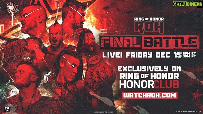 David Michael Harwood Instagram - Tops Guys. Dem Boys. Myself & Cash will be at @ringofhonor Final Battle on 12/15 to celebrate the 2 Year Anniversary of the first ever face-to-face meeting of FTR & the Briscoes, AND the 1 Year Anniversary of our greatest match ever, the Dog Collar match with Mark & Jay. It was the last match in our epic Trilogy w/ the Briscoes & the last time Cash & I saw Jay. Come celebrate this emotional night with us in Garland, TX on 12/15. #RIPJayBriscoe