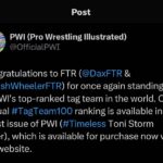 David Michael Harwood Instagram - A Decade of Double Teams 7 ⭐️ 10X #1 (2x) Living Legends Top Guys FTR Forever The Revival