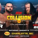 David Michael Harwood Instagram – 5 months in the making. 

FTR vs House of Black; first time ever. 

This Saturday Night. 
#AEWCollision