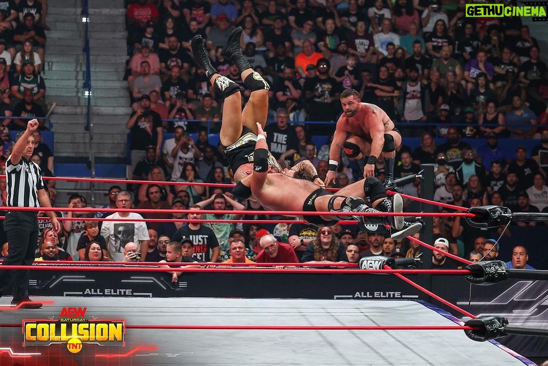 David Michael Harwood Instagram - About last night… #AEWCollision