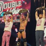 David Michael Harwood Instagram - 6/17/23 It all changes. Saturday Night #AEWCOLLISION @cmpunk @cashwheelerftr @halhaneyart