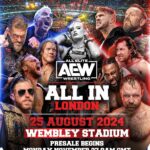 David Michael Harwood Instagram - We made history in London this year. Let’s do it again with #AEWAllIn. If you preregistered or are an AEW VIP, look for an email with a unique code to buy tix TOMORROW, 11/27 before everyone else. General on sale is Friday 12/1 @ 9A GMT. Be part of history @wembleystadium. For tix visit ticketmaster.co.uk