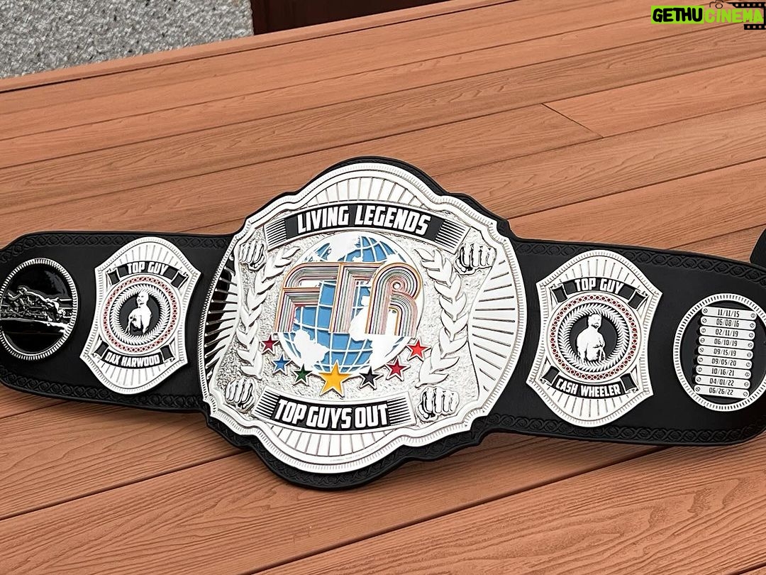 David Michael Harwood Instagram - These will be worth the wait. Low numbers shipping in the next few weeks. 20 x limited edition collector item 7⭐️FTR championship belts.