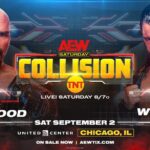 David Michael Harwood Instagram - Saturday. #AEWCollision Sunday. #AEWALLOUT