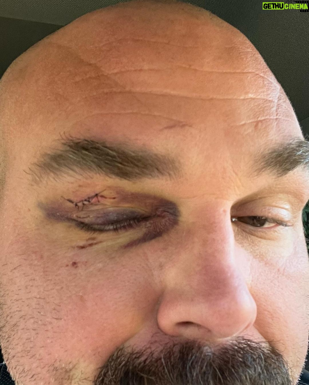 David Michael Harwood Instagram - All in a day’s work.
