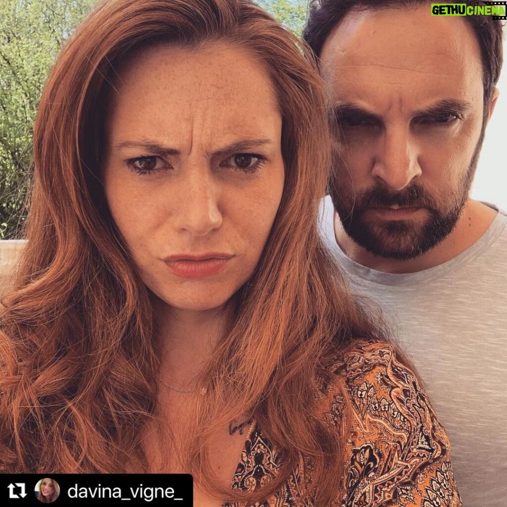 David Mora Instagram - #Repost @davina_vigne_ with @make_repost ・・・ Moi« Viens on fait des têtes de méchants pas content » Dada« Ouais mais là on dirait que tu fais caca 😂 » le résultat c’est la photo d’après. On rigole « c’est ça qu’est bon » #lesdadasontdsortie ❤️ dada reparti en tournage 🥺 mais on a hâte de le voir dans ce nouveau rôle !! BisousBisous @david_mora_officiel
