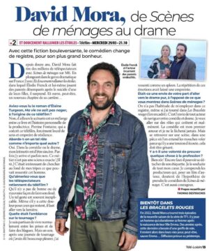 David Mora Instagram - Ça approche !
« Et doucement rallumer les étoiles »
mercredi 29 mars à 21h10 sur @france2