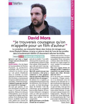 David Mora Instagram - Merci @telestar.fr d’avoir parlé de notre travail. On se voit le 29 mars ? 😉 @france2