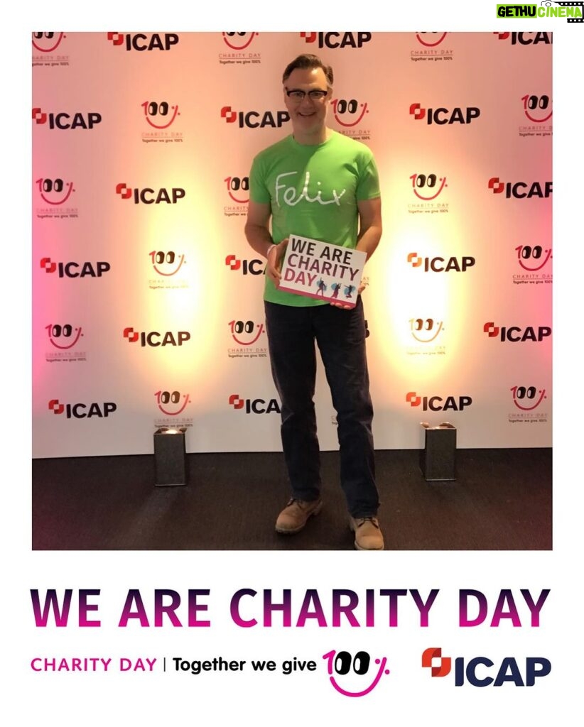 David Morrissey Instagram - Great day #icapcharityday #wearecharity @icapcharityday Supporting @thefelixproject today. Thanks to all involved
