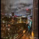 David Morrissey Instagram – Rainy night in Manchester!