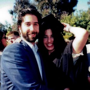David Schwimmer Instagram - National Sibling Day was yesterday, and I just wanted to take a moment to celebrate and thank my big sister...
She's been there for me through thick and thin, through so much laughter and, yes, tears (like when she "accidentally" slammed the bathroom door on my hand). I couldn't be more grateful to have such an amazing person in my life. 
Love you Ellie. 
And don't forget... I'll always be younger.  Ha.