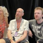 David Thewlis Instagram - Shortly after the @finneas head shaving incident. Hermine and I trying not to look bothered but… My legal team witnessed the whole thing. @lanewayfest Sydney, Australia