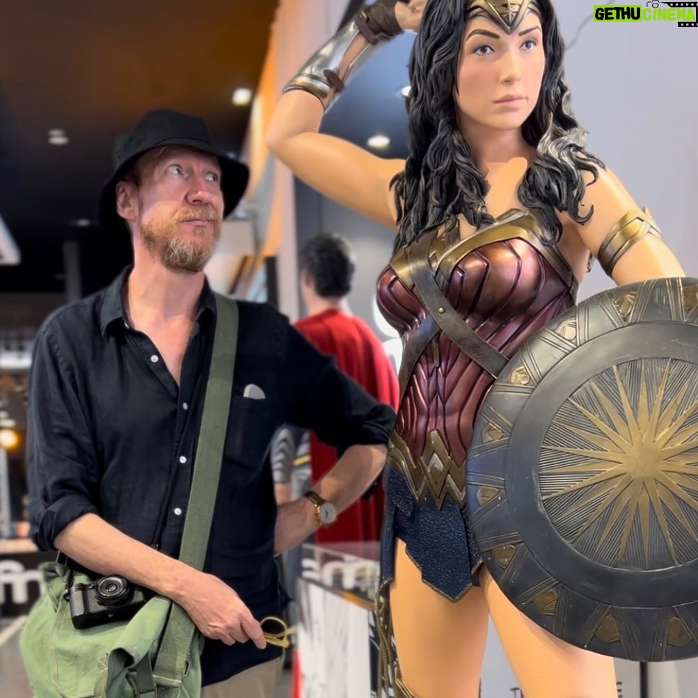 David Thewlis Instagram - I shouldn’t really be posting this but here’s a sneak peak at the new Wonder Woman 3. It’s a much lower budget than the previous two and a more tolerant, bemused Ares has stopped going to the gym.