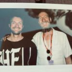 David Thewlis Instagram - Shortly after the @finneas head shaving incident. Hermine and I trying not to look bothered but… My legal team witnessed the whole thing. @lanewayfest Sydney, Australia