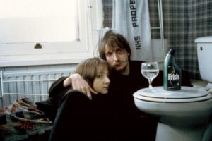 David Thewlis Instagram - Naked, the film that changed my life, was released thirty years ago this week. If you’d told me thirty years ago that in thirty years time I’d be saying it was thirty years ago I’d have said “Oh”

Btw I am not endorsing Frish toilet cleaner nor going on a date this close to a toilet.