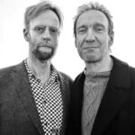 David Thewlis Instagram - Hermine and I hanging out with strange unfriendly looking little bloke sculpted by dear old bearded painter pal @stuartpearsonwright at his new show at @flowersgallery Yes that’s right he’s some sort of genius and it’s enough to make you sick with envy. I can draw quite a decent fish but not without sticking my tongue out and breathing through my nose. Even then then I’ve never been asked to exhibit any of my fish. The exhibition is on till November 25th. Go and have your picture taken with a strange unfriendly looking little bloke. He won’t mind. 📸 @lorna_may_ (check her out too!)