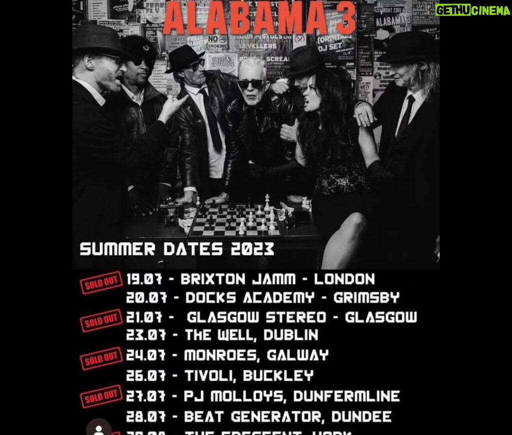 David Thewlis Instagram - More fun and games at @brixtonjamm last night with dear old chums @zoedevlinlove and @alabama3official. If they’re coming to your city then for god’s sake get yourself down cos they’re what life is all about