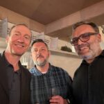 David Thewlis Instagram - Went to see Groundhog Day at the @oldvictheatre with dear old friends @cworwood and @ianjohnsonifico who have now watched it five times. They either really love it or have completely misunderstood the concept and intend to see it every day. What a truly amazing show! Congratulations to genius director, Matthew Warchus, the creatively hirsute genius @timminchin, Danny Rubin and my profound respect to the beautiful and brilliant cast. Bonus trivia: I used to have a lot of complaints from my London neighbours about my dismal piano playing, but while I’ve been away Tim Minchin has been staying there for the past month and I love the idea that they must think I’ve got a lot fucking better overnight.