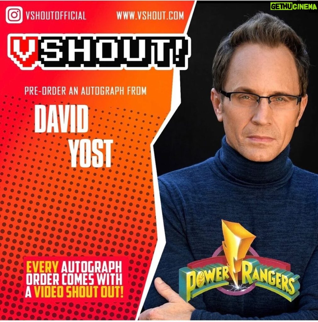 David Yost Instagram - AUTOGRAPHS - I get a lot of requests on how to get my autograph. @vshoutofficial is the easiest way & it comes with an authentication video from me. You can mail in your own item or pick from one of my 8x10s. Link is is my bio. Click the link to order! #powerrangers #blueranger #affirmative #affirmyourself #vshout