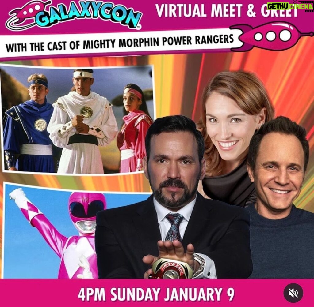 David Yost Instagram - MARK YOUR CALENDAR - January 9th, 2022 at 4 PM Eastern Time Zone @jdfffn , @atothedoublej & myself will be doing a virtual meet & greet via @galaxyconlive We always have a good time and reveal new “secrets” about each other😱. Please go to the @galaxyconlive site to register. Check it out! #powerrangers #blueranger #pinkranger #greenranger #galaxyconlive