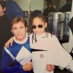 David Yost Instagram - DAY 8 - 12 DAYS OF HOLIDAY GIVING GIVEAWAY Question - In this 1994 photo of me at a D.A.R.E. Event, what is the name of the actress who has her arm around me? (Answer: Raven-Symone’) #affirmative #affirmyourself #powerrangers #blueranger #12daysofholidaygivinggiveaway Hollywood, California