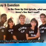 David Yost Instagram – Day 9 Question – In Episode 37 entitled “Clean UpClub,” what was Jason’s line that I read out loud during my IG Live. Write your answer below for your chance to win. Make sure you’re following and write only the answer. Thanks for playing the #12DaysOfHolidayGivingGiveaway Hollywood, California