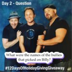 David Yost Instagram - DAY 2 QUESTION of the #12DaysOfHolidayGivingGiveaway - What were the names of the bullies that picked on Billy in the original series? Write your answer below for a chance to win! Please remember I will not be back until Monday December 4, 2023 at 7 PM Pacific / 10 PM Eastern Hollywood, California