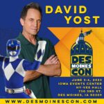 David Yost Instagram - DES MOINES, IOWA - 3 weeks away! I’ll be appearing at @desmoinescon June 3-4! Being born in Iowa & going to University in Iowa, this should be a fun return! Come say Hi! #affirmative #affirmyourself #powerrangers #blueranger