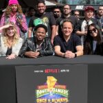 David Yost Instagram - Great day today celebrating @powerrangers ! THANK YOU to all the amazing fans who came out today to celebrate with us & the premiere of MIGHTY MORPHIN POWER RANGERS: ONCE & ALWAYS streaming exclusively on @netflix on APRL 19th! I appreciate you all! #powerrangers30 #mightymorphinpowerrangers #affirmative #affirmyourself