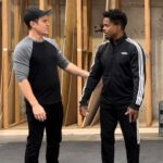 David Yost Instagram - This is why we rehearse! 😂😂😂 Don’t miss the real moment when we morph on screen in MIGHTY MORPHIN POWER RANGERS: ONCE & ALWAYS streaming only on @netflix April 19th! @walterejones @stevecardenaspr @catherine_sutherland #PowerRangers30 #mightymorphinpowerrangers #affirmative #affirmyourself