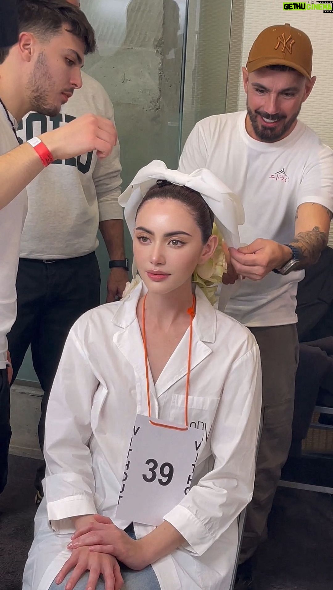 Davika Hoorne Instagram - 🤍 backstage at @giambattistavalliparis Paris, France