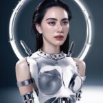 Davika Hoorne Instagram - Davi 🤖 #halloween