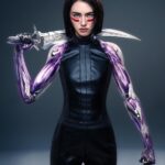 Davika Hoorne Instagram - Alita 🖤 #halloween