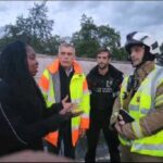 Dawn Butler Instagram - Thank you to Brent London Fire Brigade and all the emergency responders who responded swiftly to the floodings in Wembley. I visited the scene earlier today to thank them personally and speak to local residents.