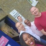 Dawn Butler Instagram - Great response on the doorstep today in #Uxbridge. Lots of support for our candidate Danny Beales. Residents are fed up with 13 years of Tory chaos. Polls open until 10pm and don't forget to bring a form of ID #LabourWin