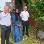 Dawn Butler Instagram - Lovely to meet with Brent Fire Brigade commander and crew based at Willesden. They only need to secure the last 25% in funding to bring public access defibrillators and bleed kits to every Brent fire station. If local businesses want to help - email me on dawn.butler.mp@parliament.uk