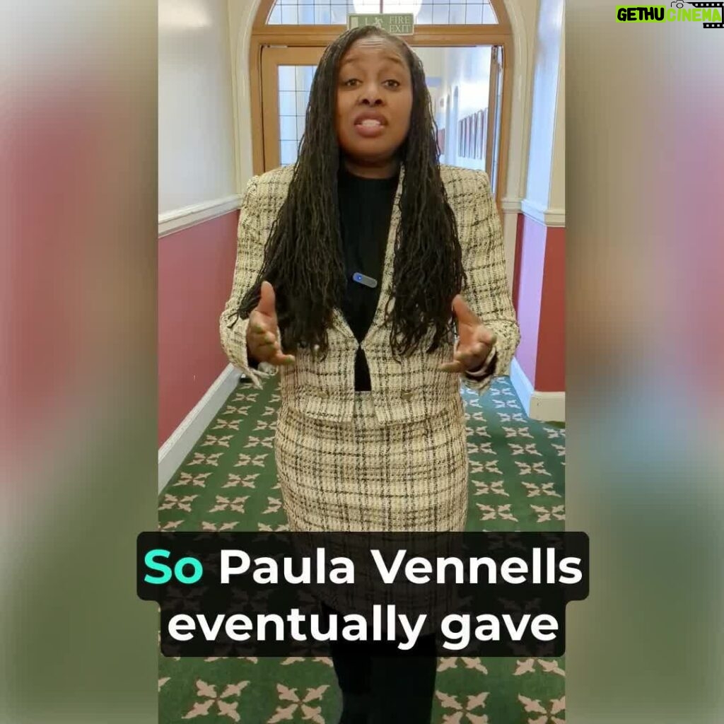 Dawn Butler Instagram - Paula Vennells finally handed back her CBE. But no word on the estimated £3 million "performance" related bonuses she received! Don't you agree it's time she made a sizeable donation to the sub-postmasters fund? #PostOfficeScandal