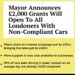 Dawn Butler Instagram – I haven’t met anyone who doesn’t want clean air! Now @mayorofldn @sadiq has made it easier for anyone with a non compliant car to get a grant to buy one. 

Let’s work together to help children and adults breath cleaner air 🥰