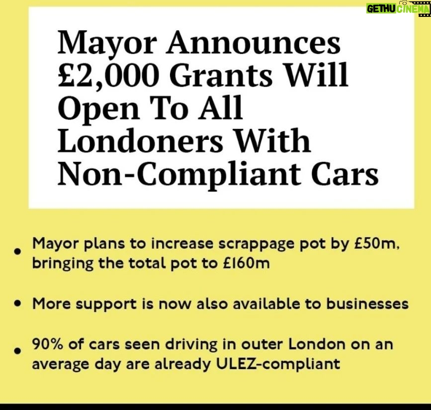 Dawn Butler Instagram - I haven't met anyone who doesn't want clean air! Now @mayorofldn @sadiq has made it easier for anyone with a non compliant car to get a grant to buy one. Let's work together to help children and adults breath cleaner air 🥰