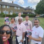Dawn Butler Instagram - Great response on the doorstep today in #Uxbridge. Lots of support for our candidate Danny Beales. Residents are fed up with 13 years of Tory chaos. Polls open until 10pm and don't forget to bring a form of ID #LabourWin