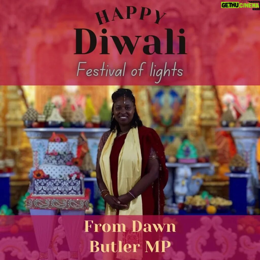 Dawn Butler Instagram - Wishing a joyous #Diwali to everyone in Brent and around the world. 🪔 During these challenging times, the festival of light and prosperity preaches hope and togetherness. Diwali is a cherished moment on Brent's global calendar.