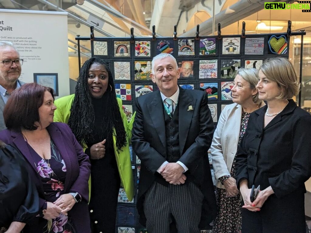 Dawn Butler Instagram - A labour of love at a difficult time. @commons_speaker, MPs from all parties and constituents at the #ParliCovidMemorialQuilt launch. Many shared touching and poignant experiences. From loss of loved ones to the amazing strength and community spirit of their local communities.