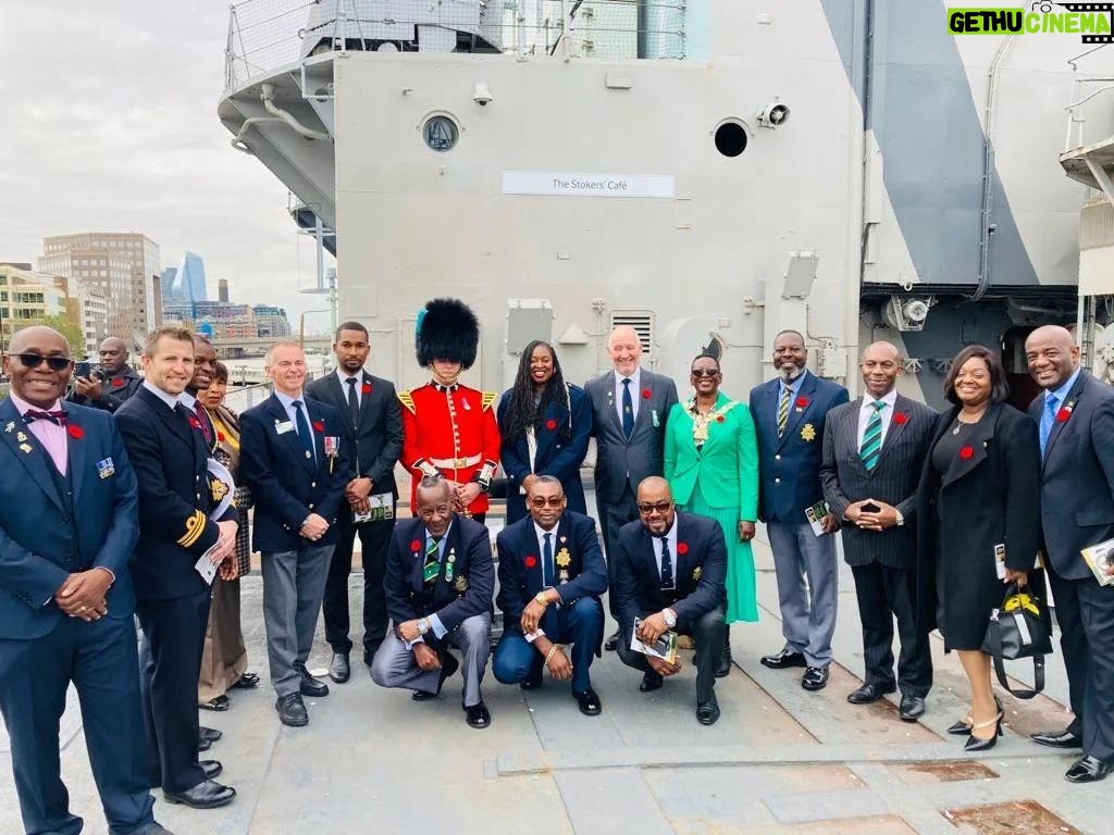 Dawn Butler Instagram - It was a pleasure to attend the Caribbean Heroes Day event on HMS Belfast in honour of Jamaican & Caribbean soldiers from the Commonwealth. We celebrated the Windrush Generation, who have contributed so much to this country, and #BHM. Wonderful to see the flag raising 🇯🇲
