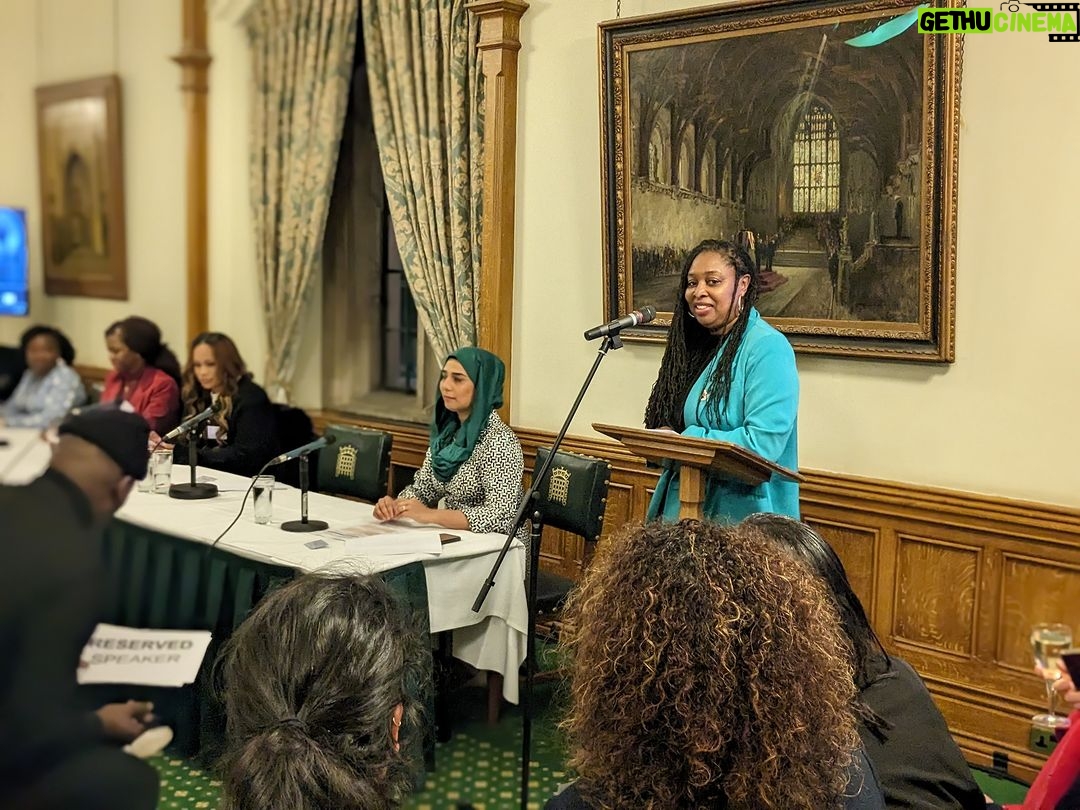 Dawn Butler Instagram - I was honoured to host such an important event in Parliament last evening. Thank you to Leanne Pero and @BlackWomenRisingUK, @DrNighatArif, Bola Owolabi, Georgette Oni and @saradan26 for such powerful words. Let's put those words into action! #BlackWomenRising #CancerInequalities