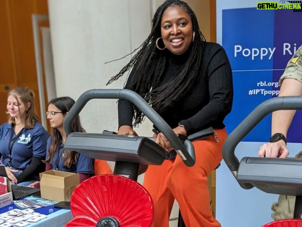 Dawn Butler Instagram - This week I joined @indparltrust for the 7th #IPTPoppyRide cycling to raise funds for @PoppyLegion #PoppyAppeal. They do fantastic work supporting services personnel with everything from advice, rehabilitation and more, and it's my pleasure to support them.
