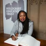 Dawn Butler Instagram - I had the honour of signing the @HolocaustUK memorial book. The 2024 theme is about how fragile, peace, freedom and life is. Learning from our history is crucial, and taking the time to pause and reflect on all those lives lost. We must never forget. #HolocaustMemorialDay