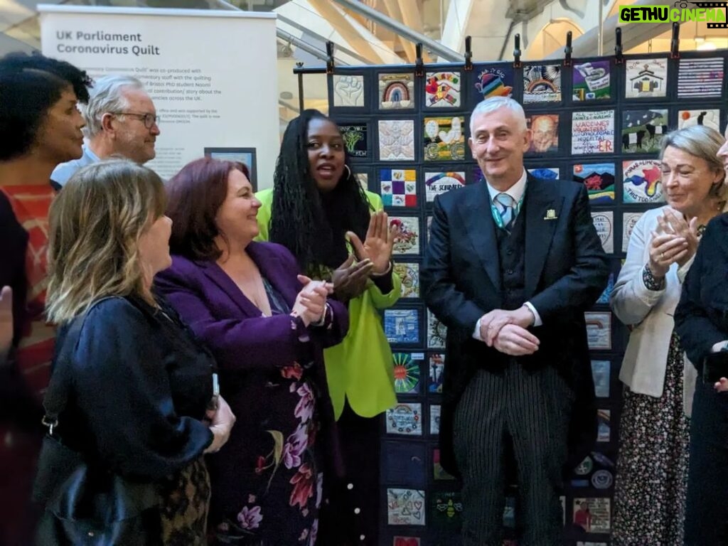 Dawn Butler Instagram - A labour of love at a difficult time. @commons_speaker, MPs from all parties and constituents at the #ParliCovidMemorialQuilt launch. Many shared touching and poignant experiences. From loss of loved ones to the amazing strength and community spirit of their local communities.