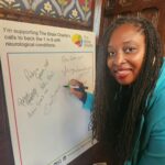 Dawn Butler Instagram - Great to stop by and give my support to @thebraincharity in Parliament today. They do fantastic work helping people with all neurological conditions. Early diagnosis is vital but it's often a long & challenging journey - as set out in their important #Itsallinyourhead report.